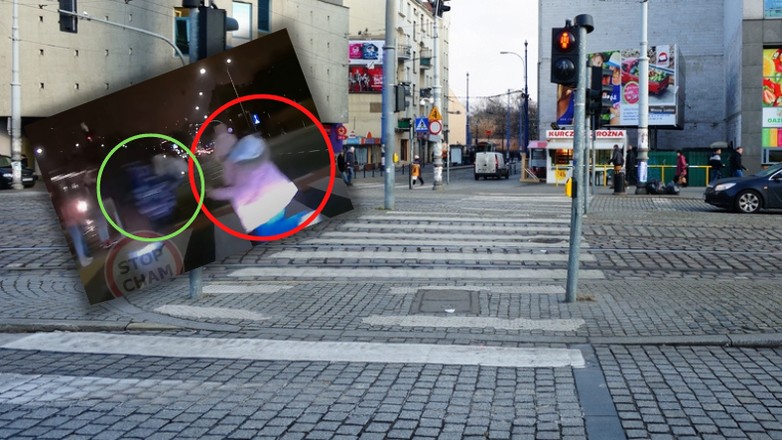 Matka i córka wbiegły na przejście na czerwonym