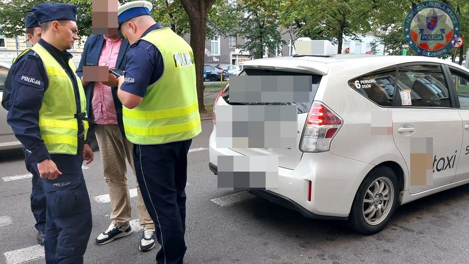 Kontrola taksówek firm typu Bolt i Uber