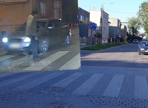 O "grubość kartki" minął pieszego na pasach. Nagranie z Opola dzieli internautów
