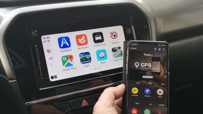 Yanosik w Apple CarPlay