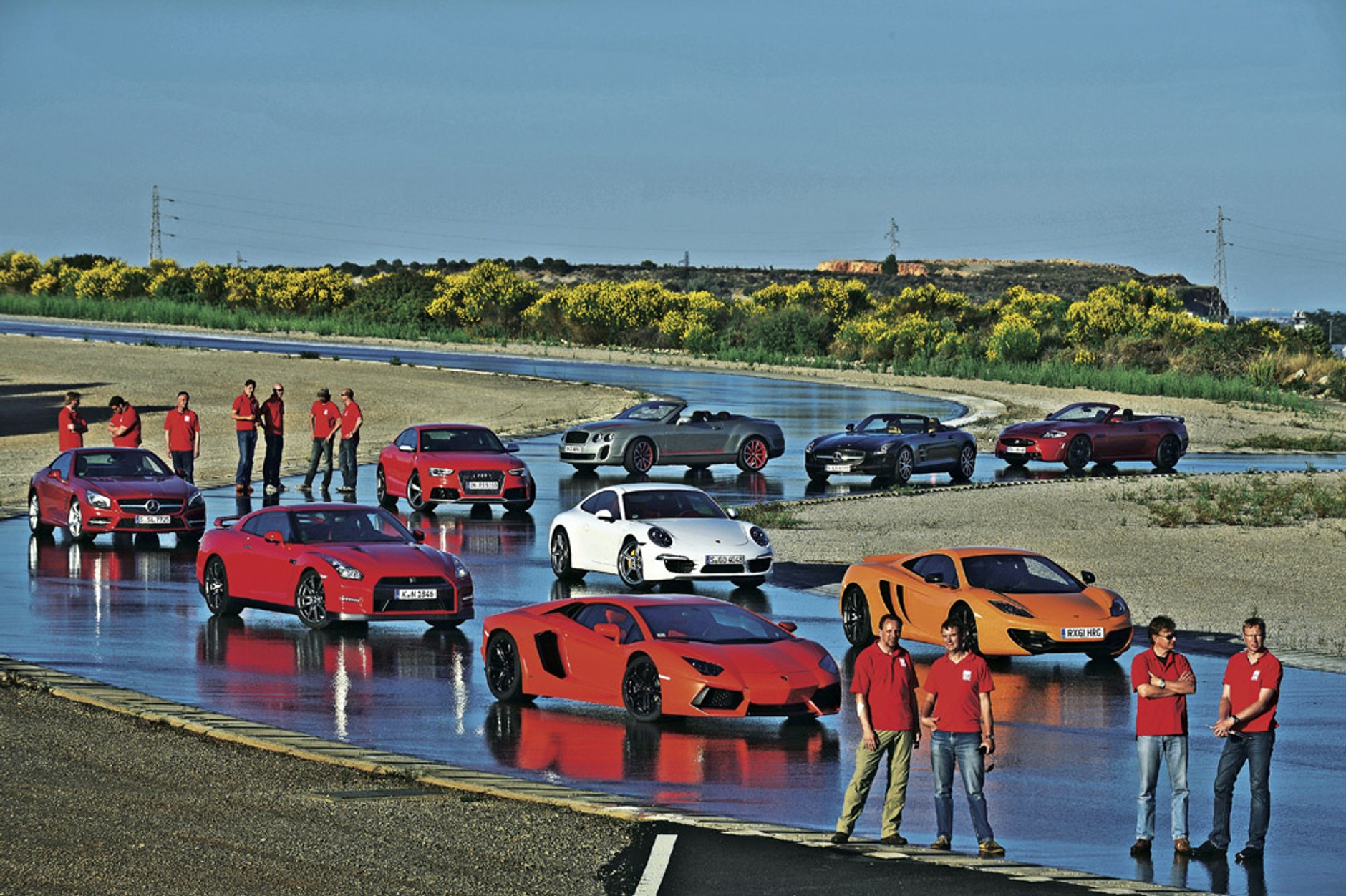 Megatest supersportowych samochodów