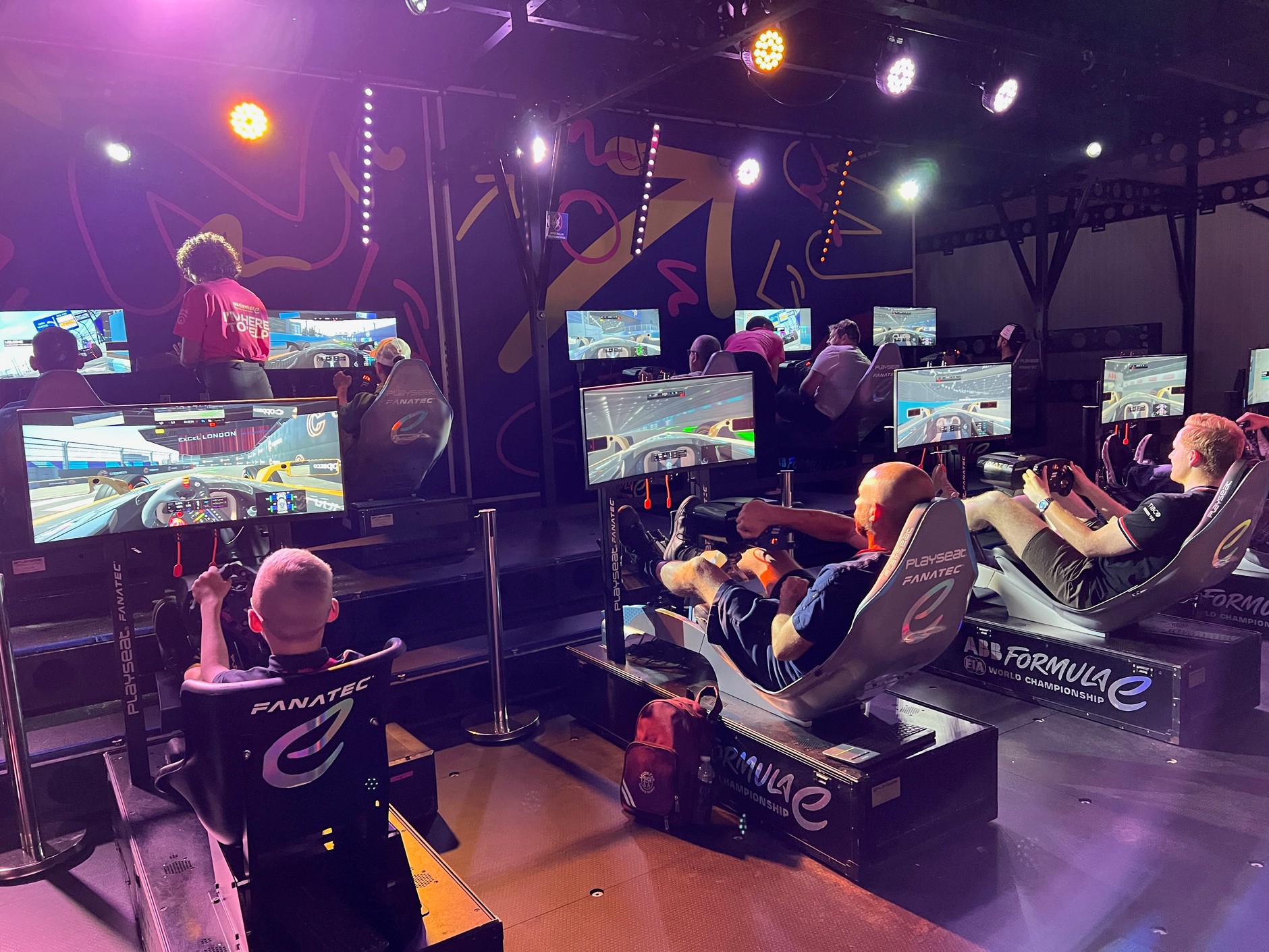 Wyścigi Formuły E na torze ExCel w Londynie