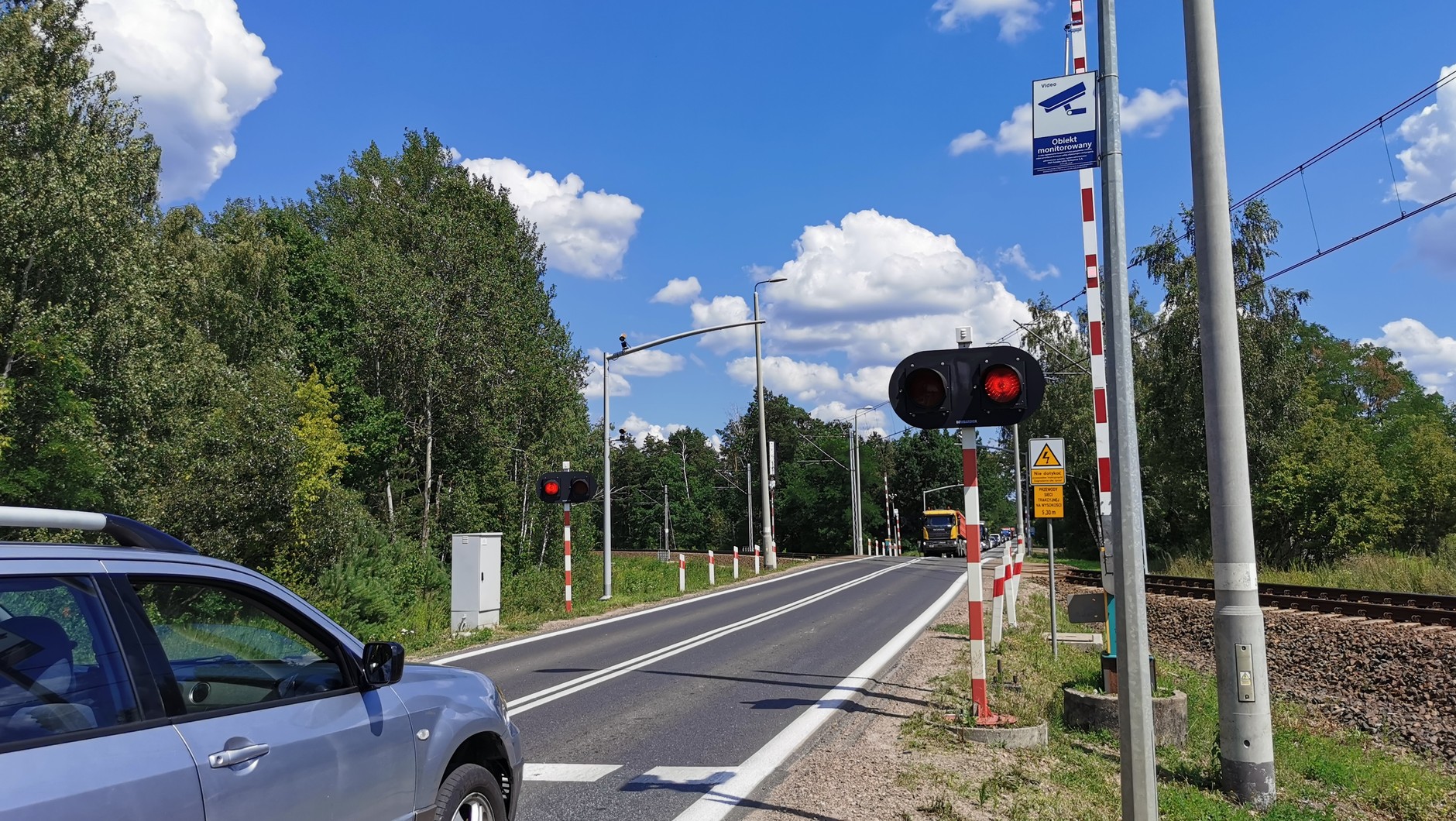 Przejazd kolejowy z systemem Red Light