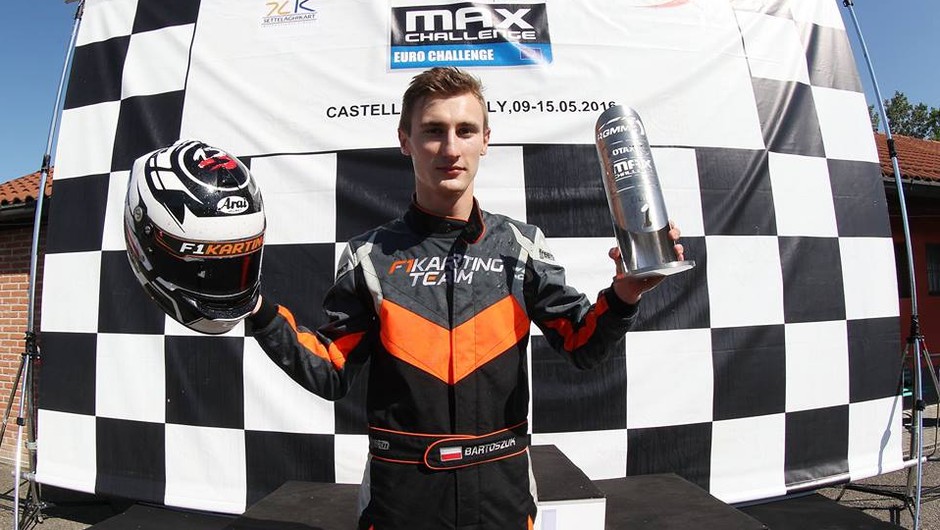 Łukasz Bartoszuk na podium II Rundy Euro Challenge