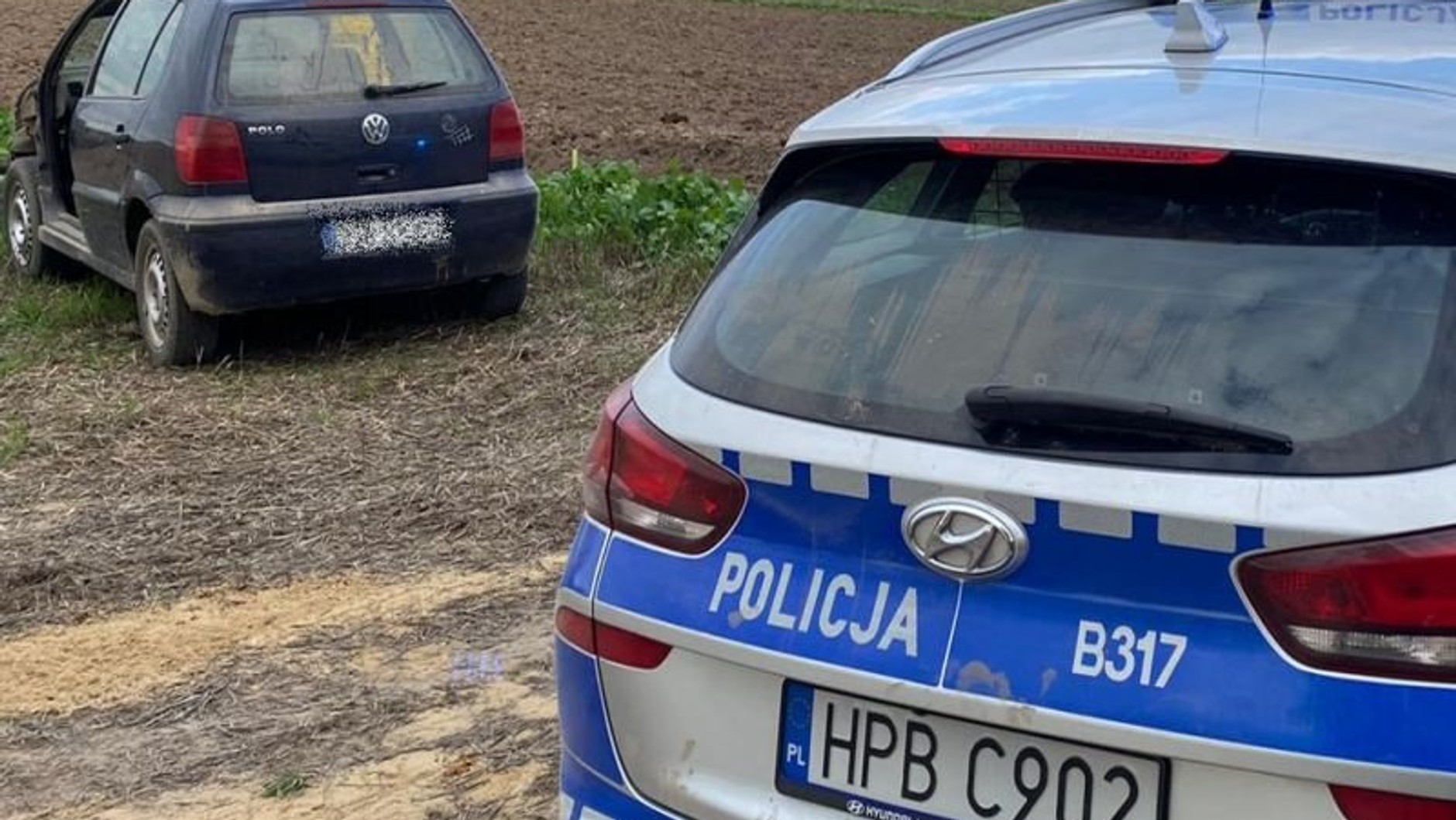 Pościg za pijanym kierującym gratem