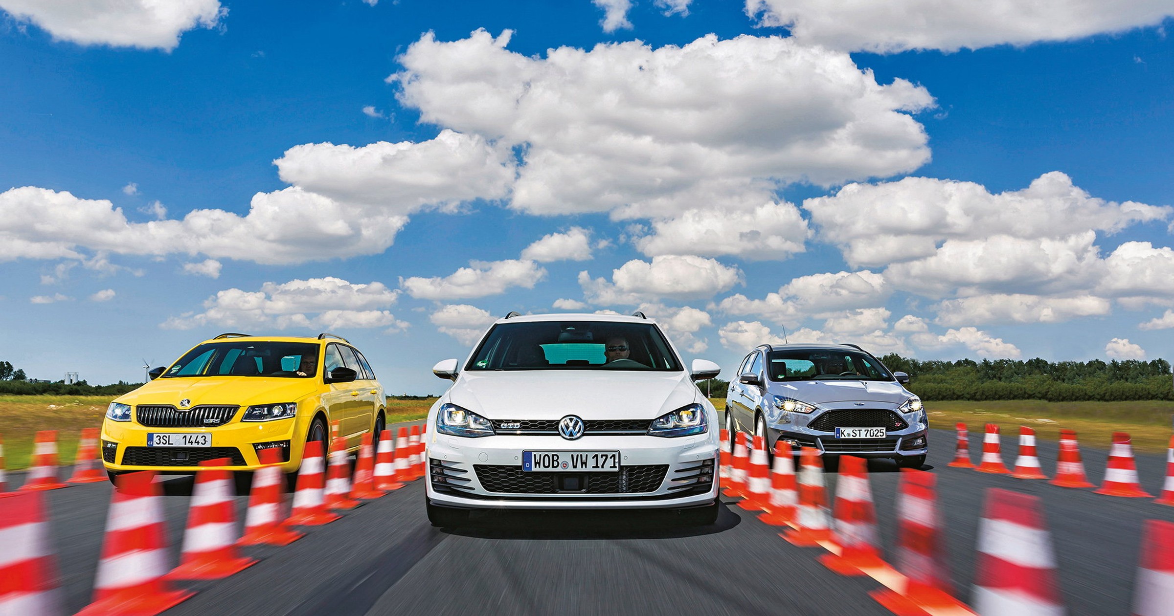 Porównanie: Ford Focus ST kontra Skoda Octavia RS i VW Golf GTD