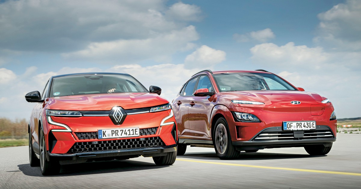 Hyundai Kona Electric i elektryczne Renault Megane E-Tech - porównanie