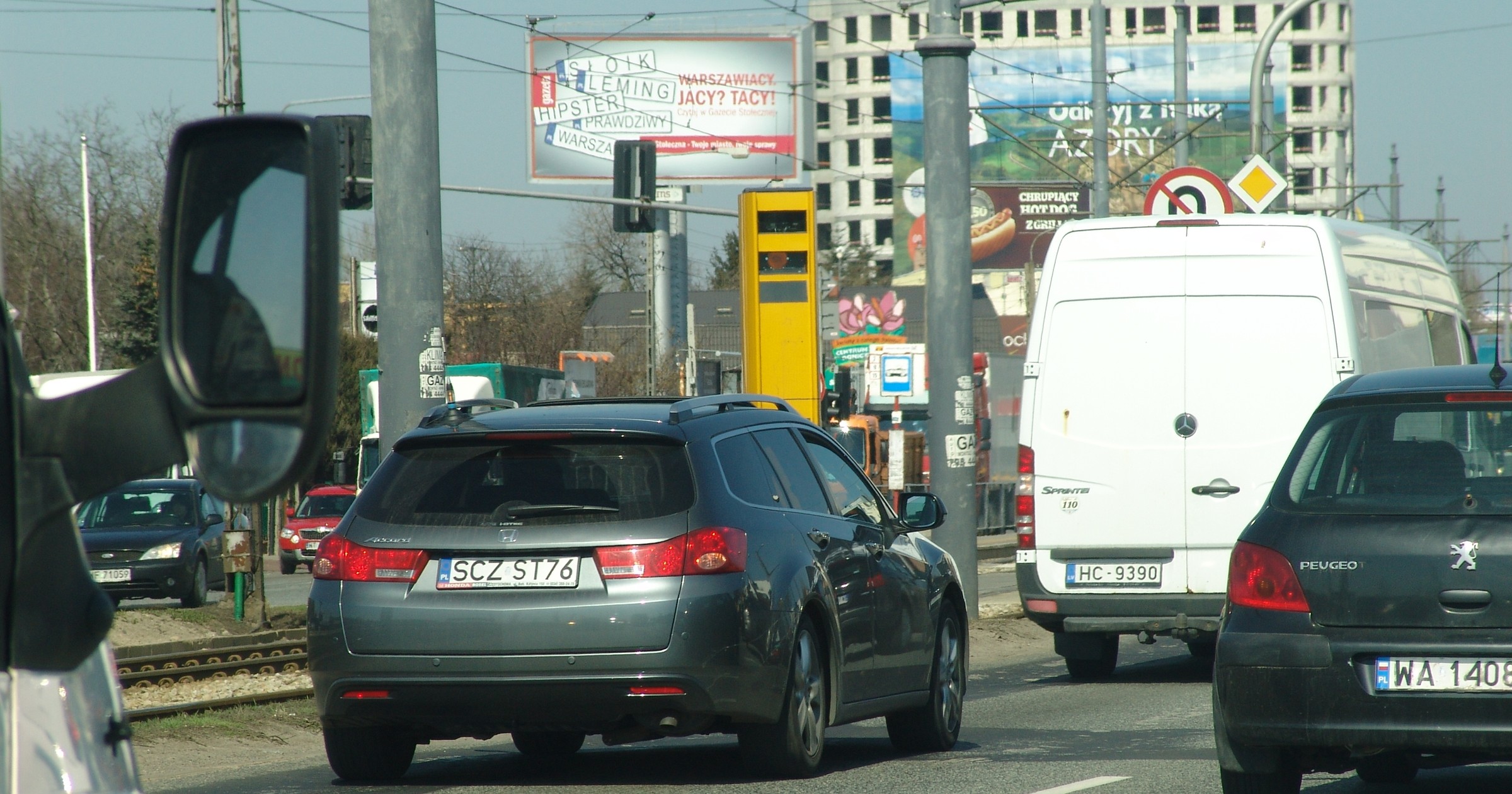 Fotoradar co 8 km na polskich drogach