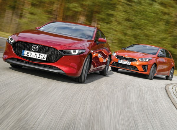 Kia Ceed kontra Mazda 3 - azjatyckie tygrysy