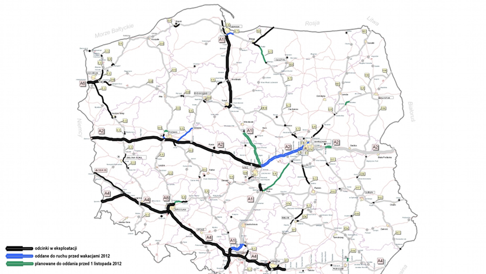 Do końca października 271 km nowych dróg szybkiego ruchu