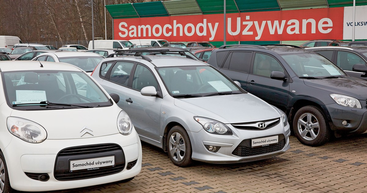Plac z samochodami używanymi