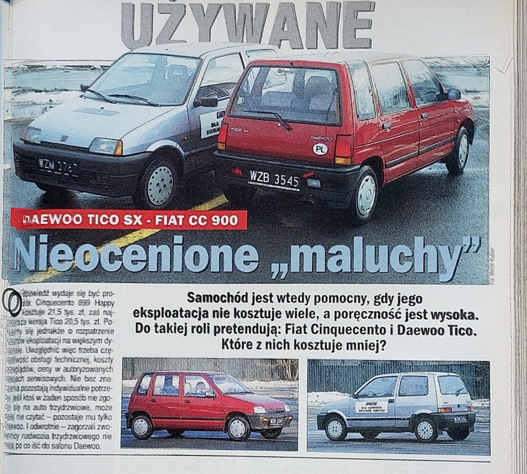 Daewoo Tico kontra Fiat Cinquecento