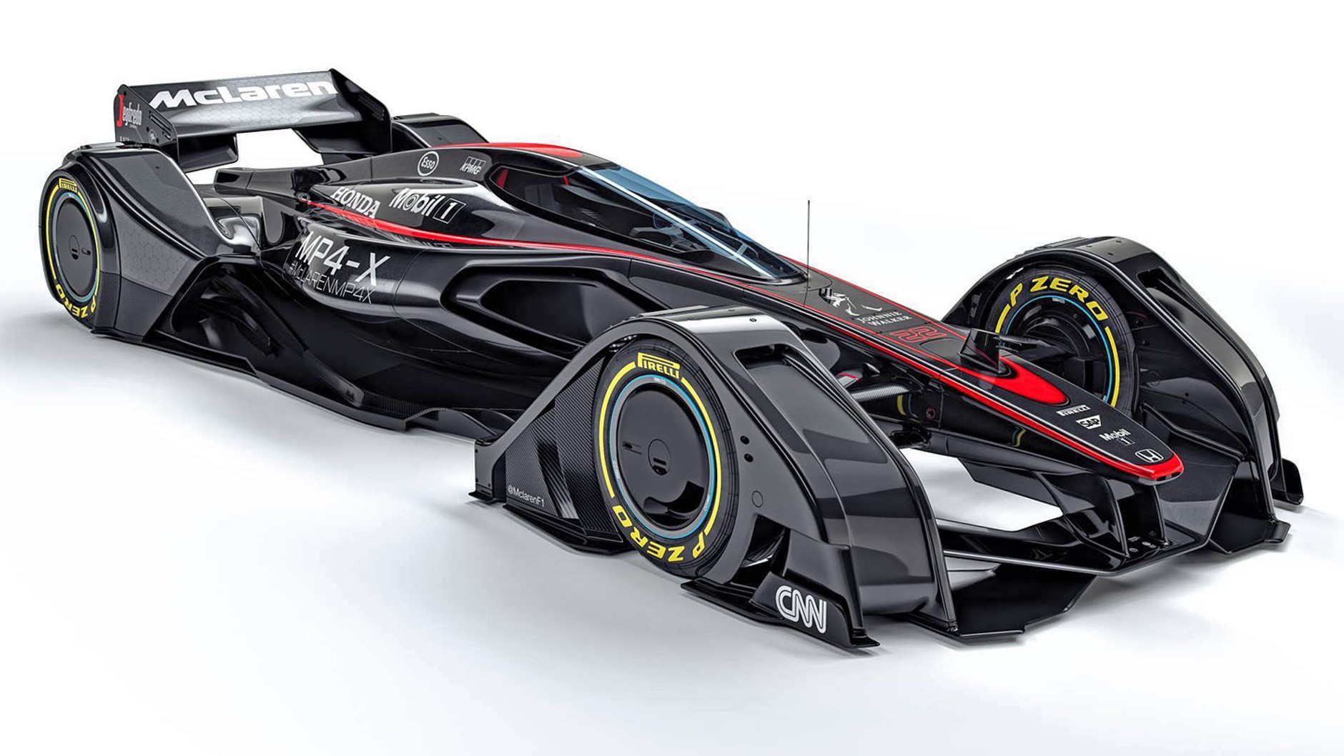 Bolid McLaren MP4-X z zamkniętą kabiną