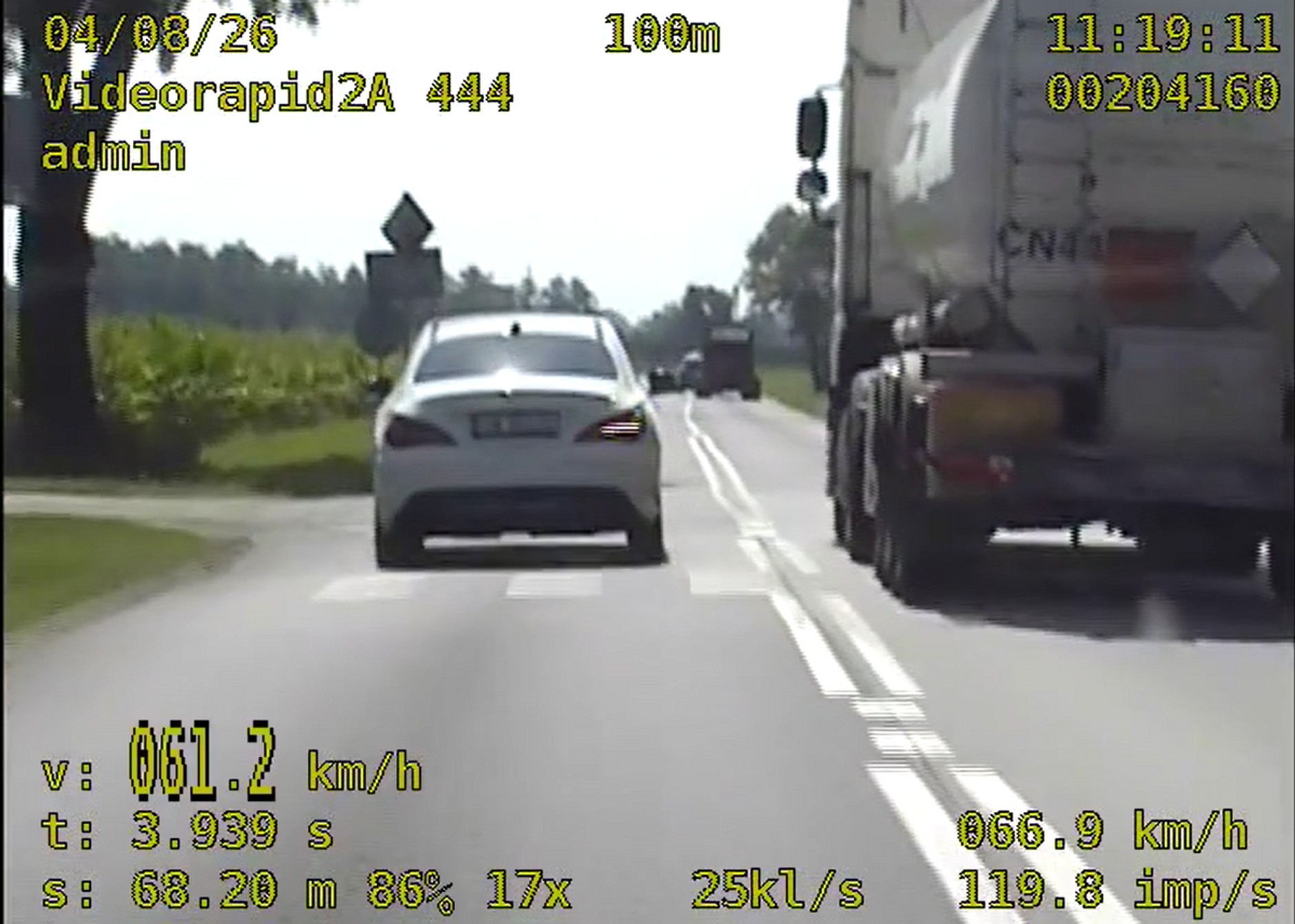 Wyprzedzanie na przejściu dla pieszych