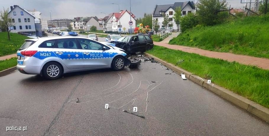 Policyjny pościg za kierowcą BMW