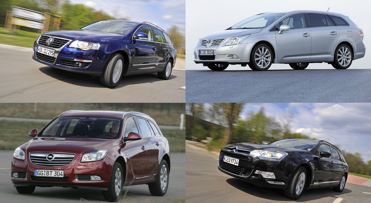 Toyota Avensis kontra Citroen C5, Volkswagen Passat i Opel Insignia - Pięcioletnie kombi z dieslem – które wybrać?