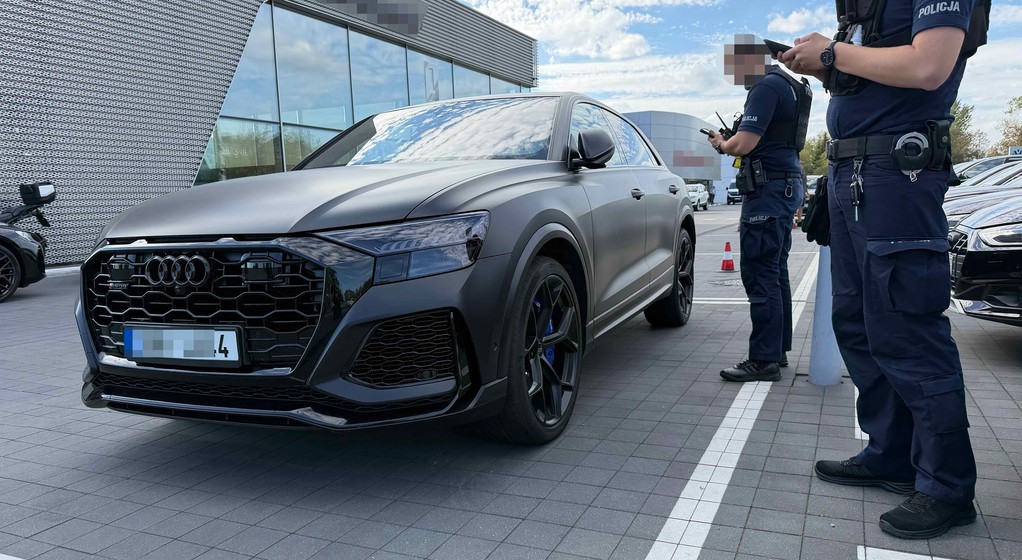 Audi RS Q8 odzyskane dzięki interwencji prywatnego detektywa