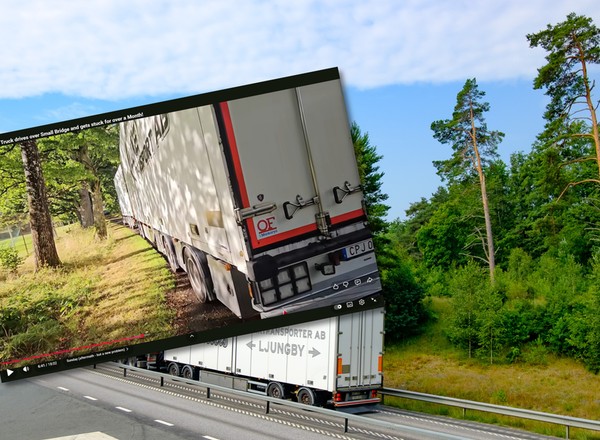 Ciężarówka utknęła w szwedzkim rezerwacie przyrody. Kierowca przez ponad miesiąc czekał na ratunek