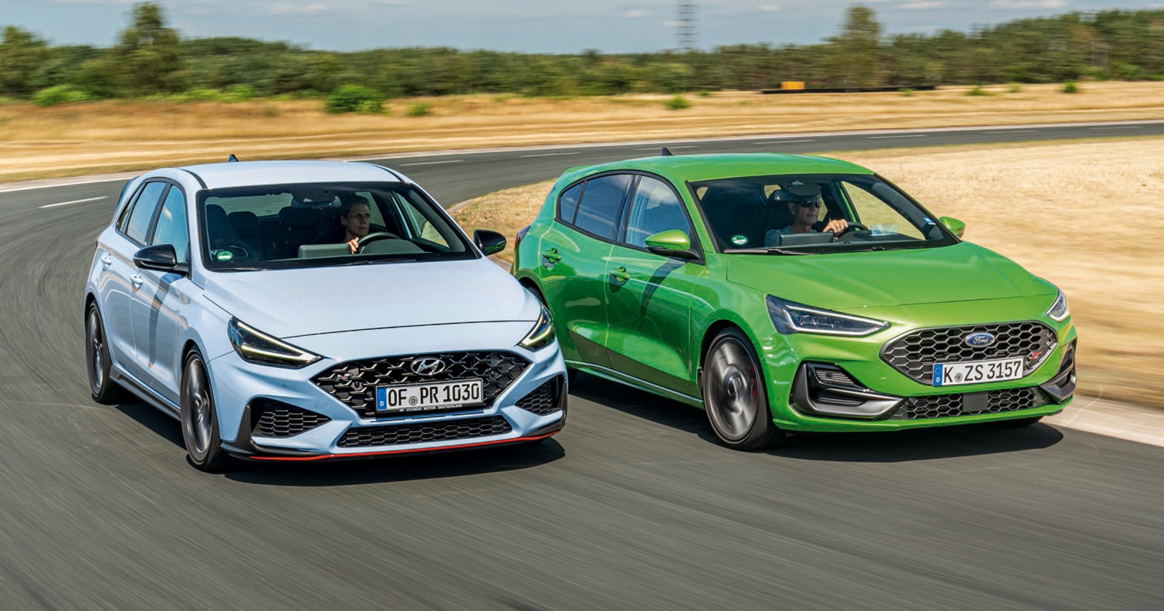 Ford Focus ST i Hyundai i30 N - porównanie (2022)