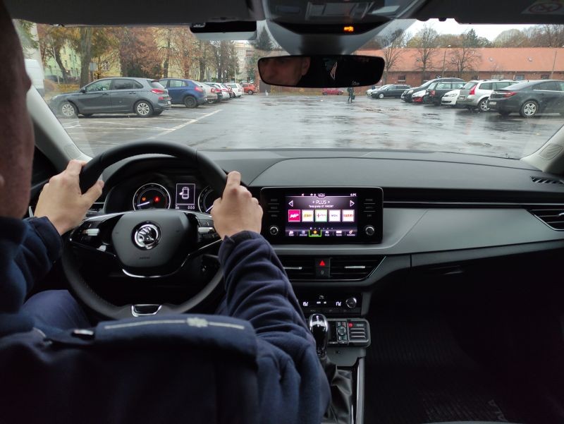 Policyjna Skoda Scala