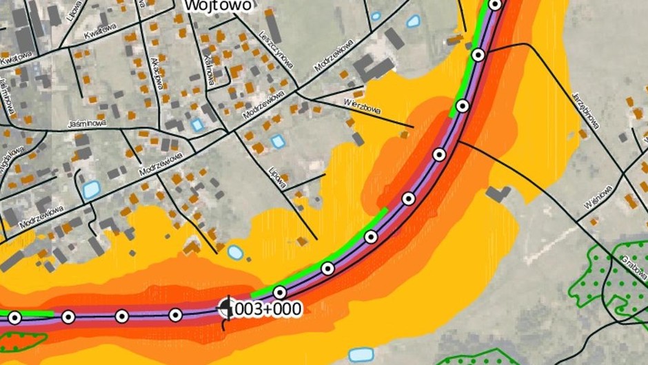 Nowa mapa hałasu od GDDKiA