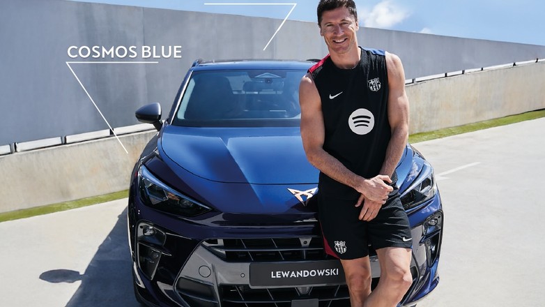 Robert Lewandowski wybrał Cuprę Terramar VZ e-Hybrid