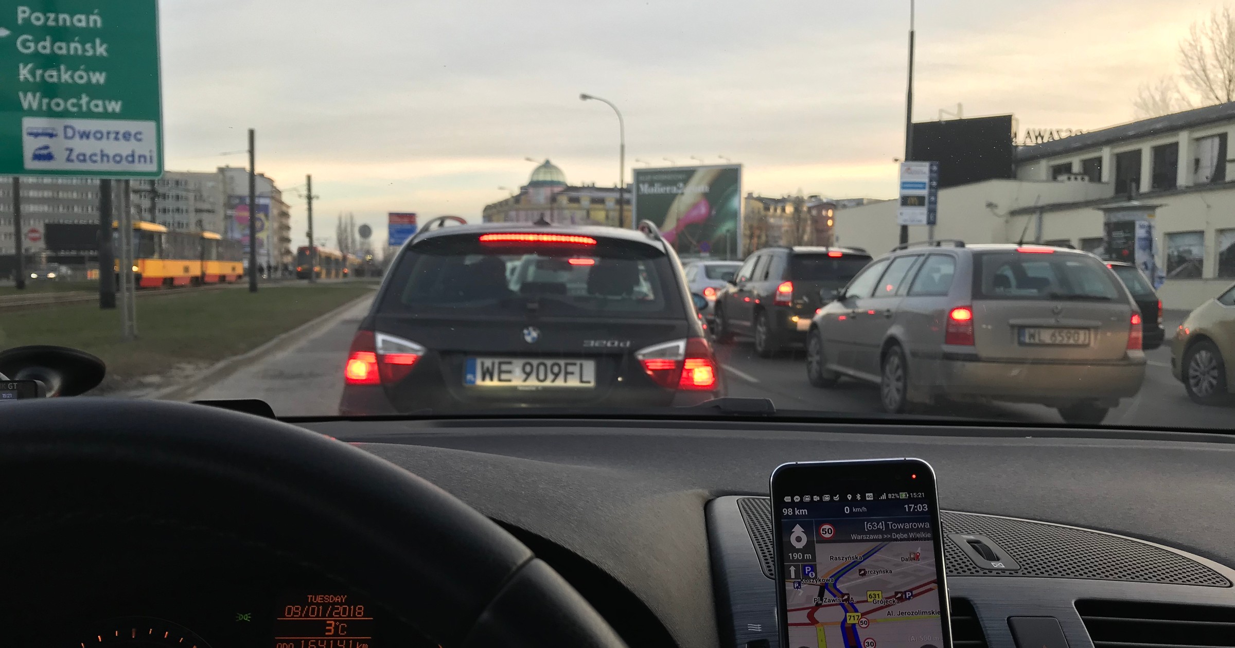 Korek na drodze