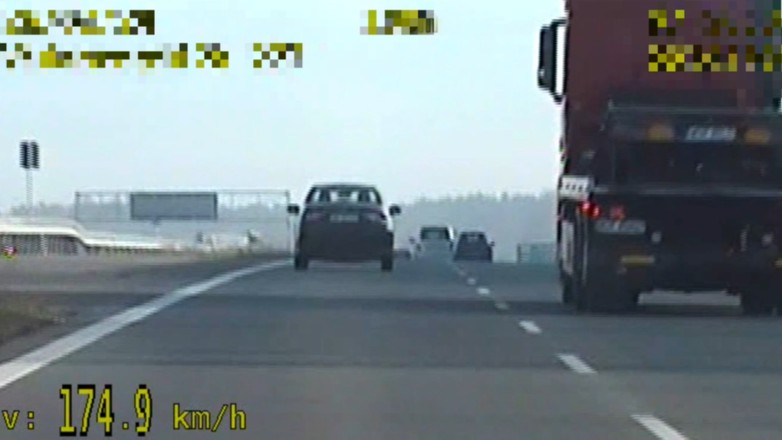 Pędził 200 km na godz.