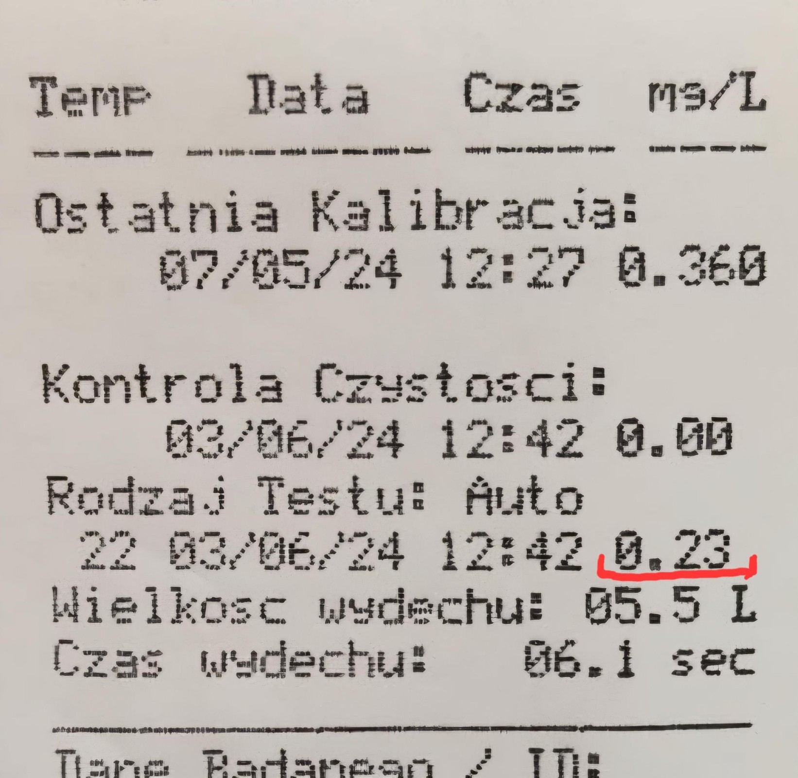 Alkohol w wydychanym powietrzu