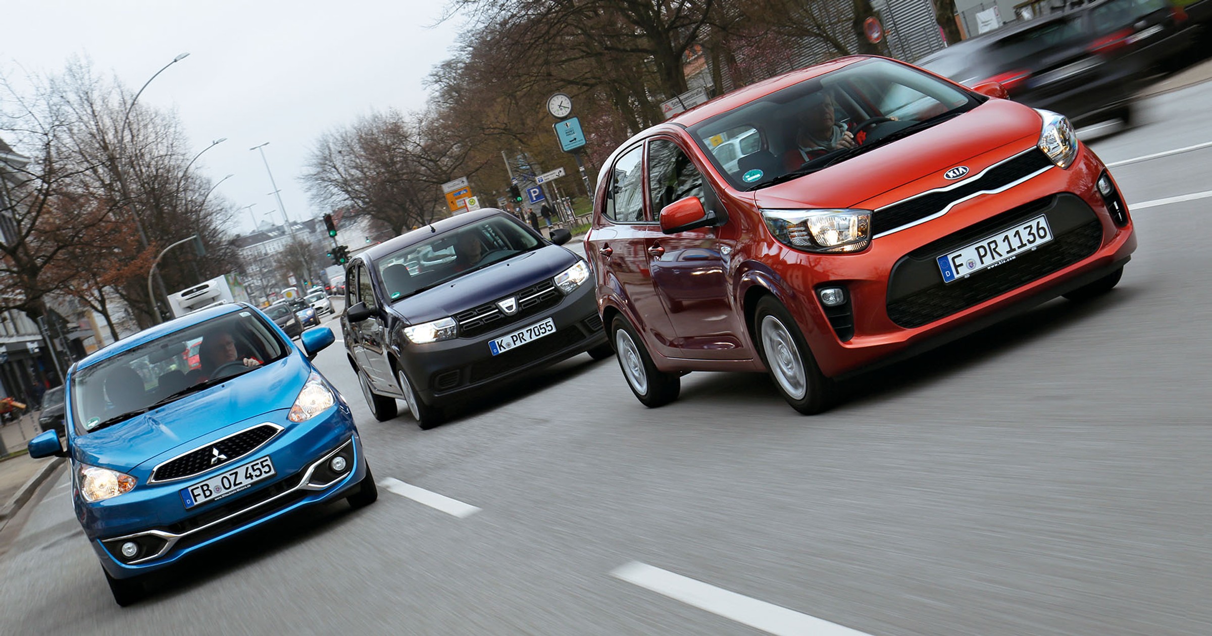 Dacia Duster kontra Dacia Sandero i Kia Picanto