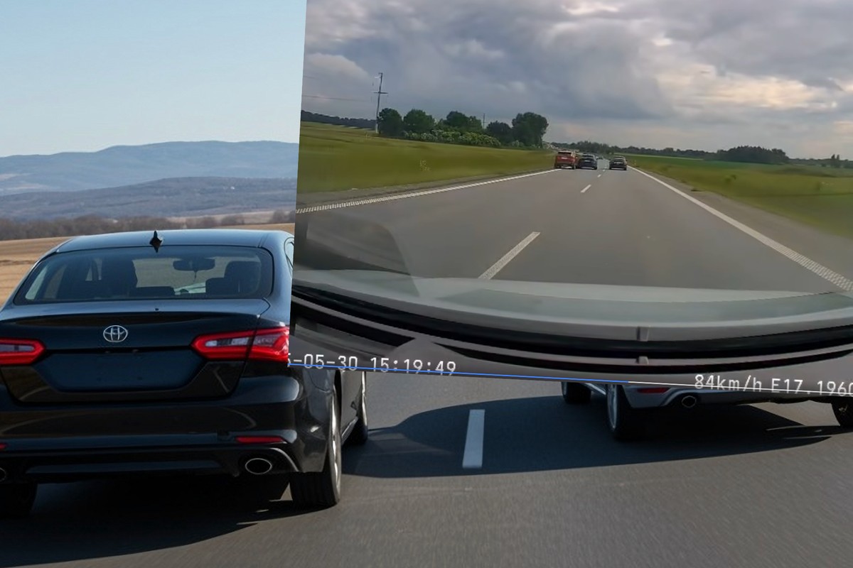 Kierowca Dacii zastosował manewr "na amerykańskiego policjanta"