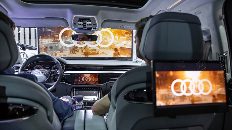 Kino samochodowe Audi Immersive In-Car Entertainment