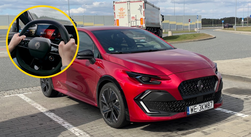 Hybrydowe Renault Clio na autostradzie