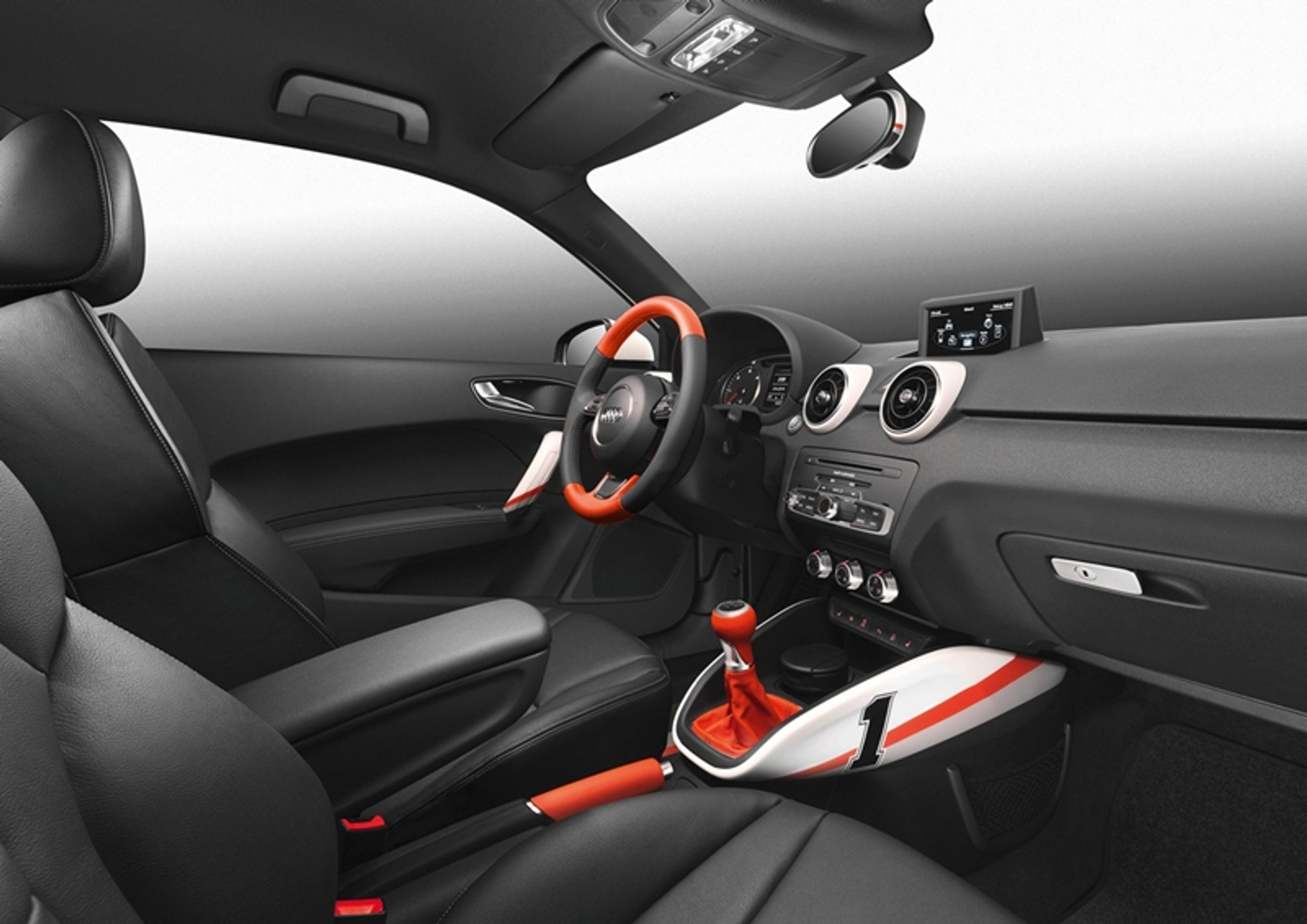 Audi A1 fajnie oblepione. Co na to Justin Timberlake?