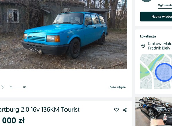 Wartburg z silnikiem Hondy - nowa definicja sleepera