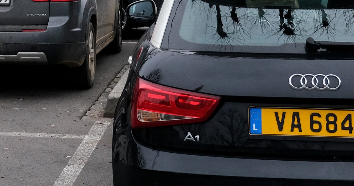 Tablica rejestracyjna w Luksemburgu