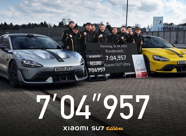 Xiaomi pobiło rekord na Nurburgringu. SU7 Ultra był szybszy niż Rimac Nevera