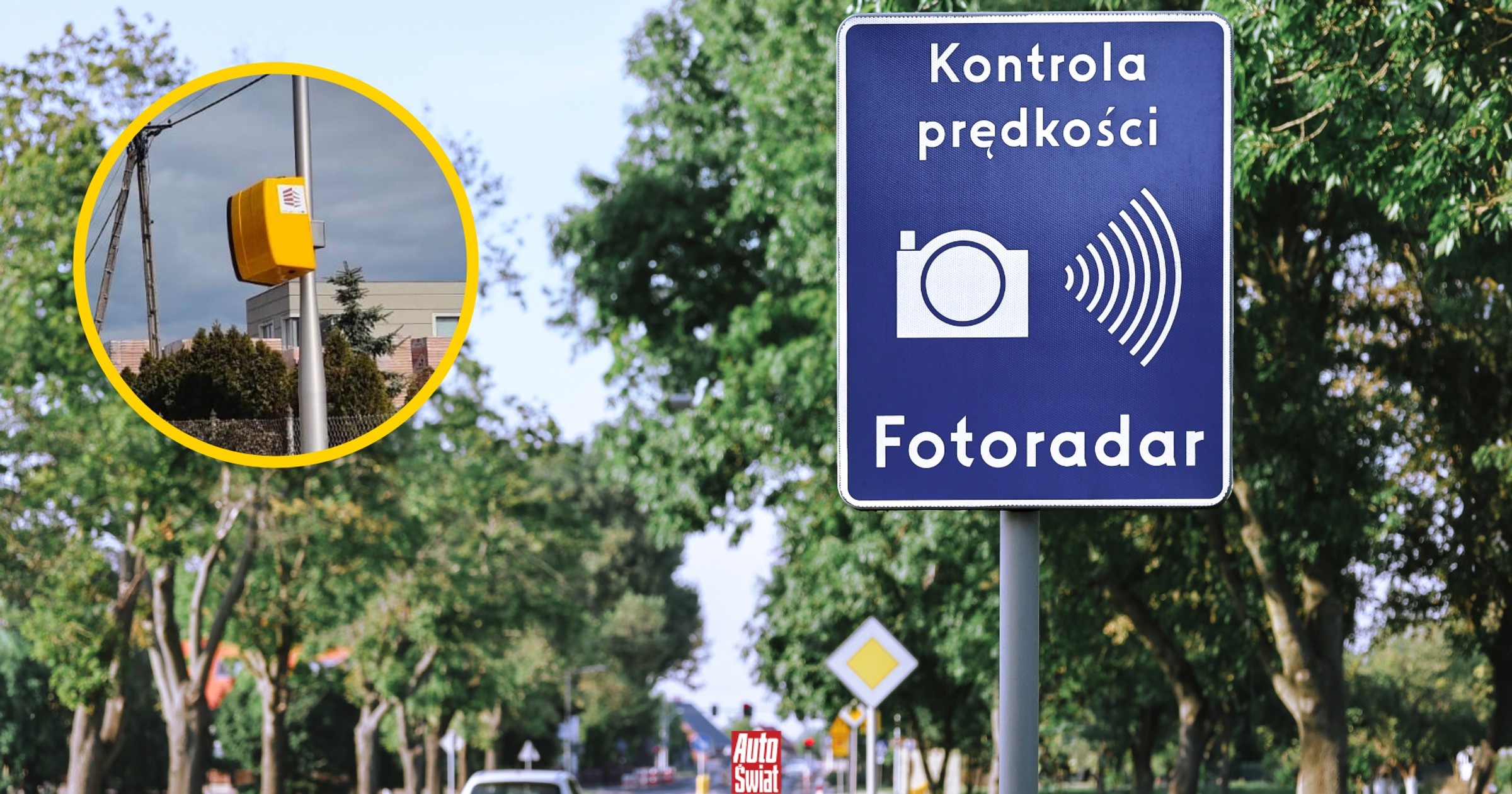 Nowy fotoradar na siódemce już działa. Można jechać 50 km na godz.
