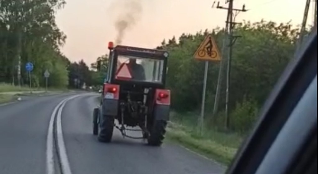 Pijany jechał ciągnikiem rolniczym