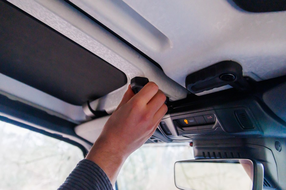 Jeep Wrangle – elementy dach umocowane są na zatrzaski