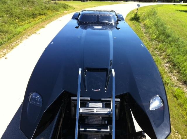 Motorówka inspirowana Corvette