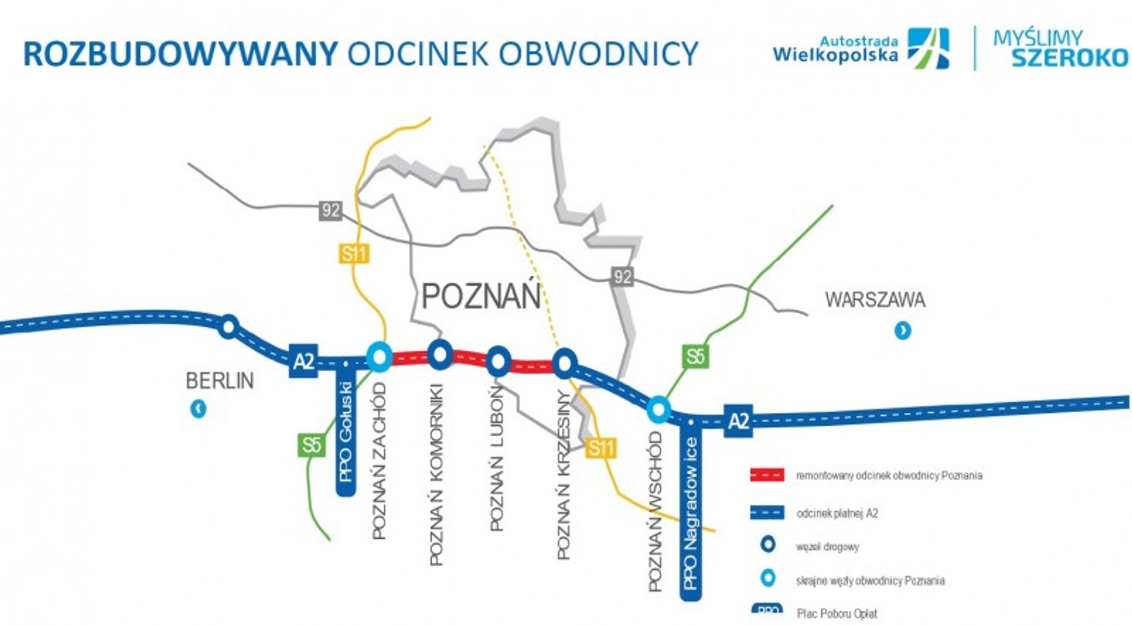 Rozbudowa Autostrady A2 na odcinku Poznań Zachód- Poznań Krzesiny