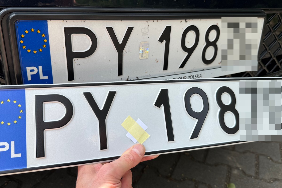 Tablica "kolekcjonerska" ze sklepu, czyli fałszywka. Czy widzisz różnicę?