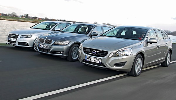 Porównanie kombi klasy średniej: Audi BMW Volvo