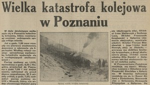 Doprowadził do katastrofy, bo myślał, że to mróz. Katastrofa kolejowa w Poznaniu
