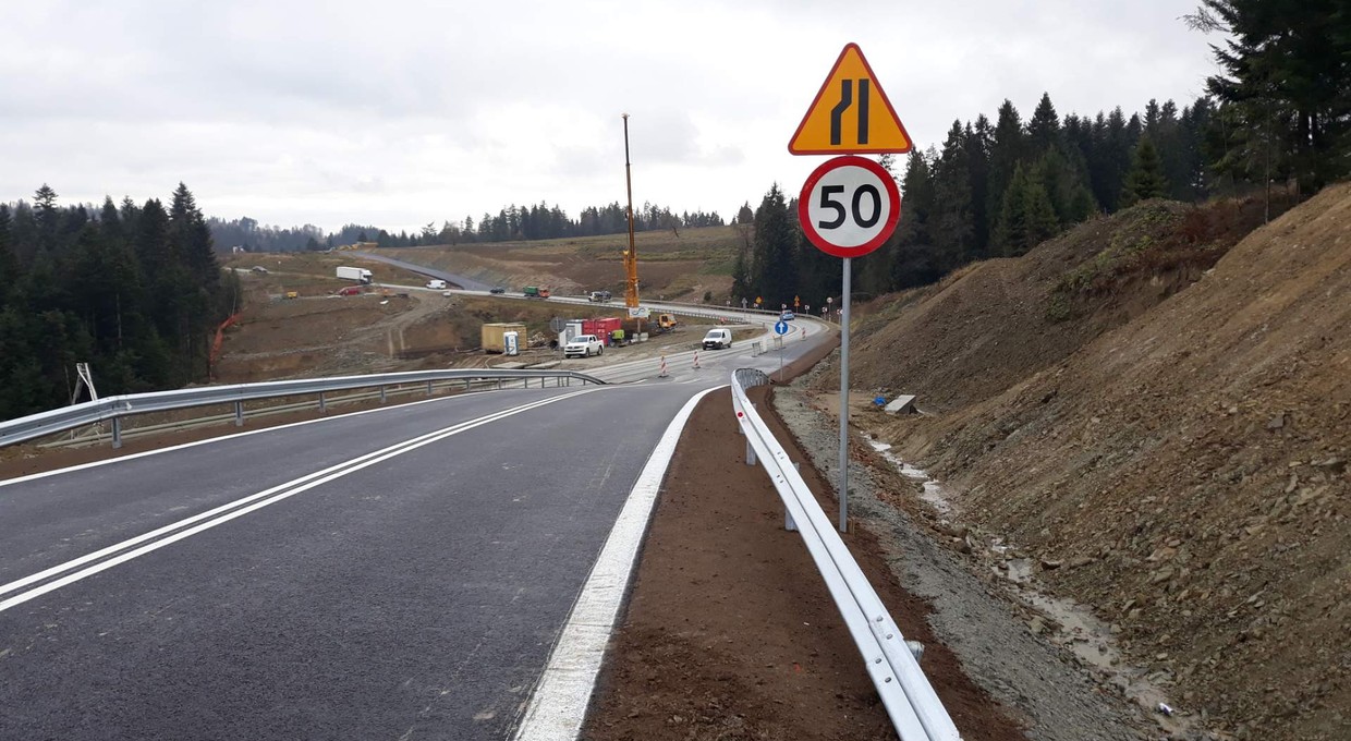 Zakopianka: zmiana organizacji ruchu przy budowie estakady