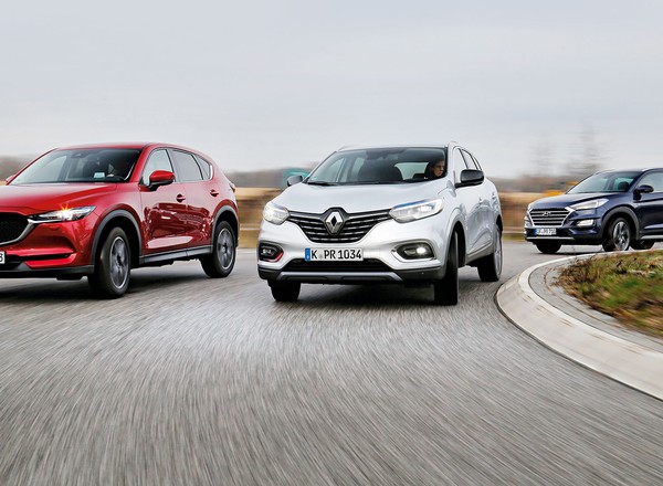 Renault Kadjar kontra Mazda CX-5 i Hyundai Tucson - który SUV będzie lepszym wyborem?