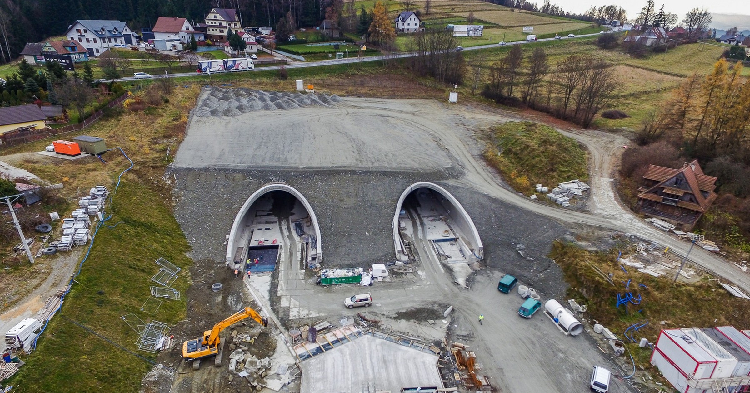 Tunel w ciągu trasy S7: Lubień - Rabka