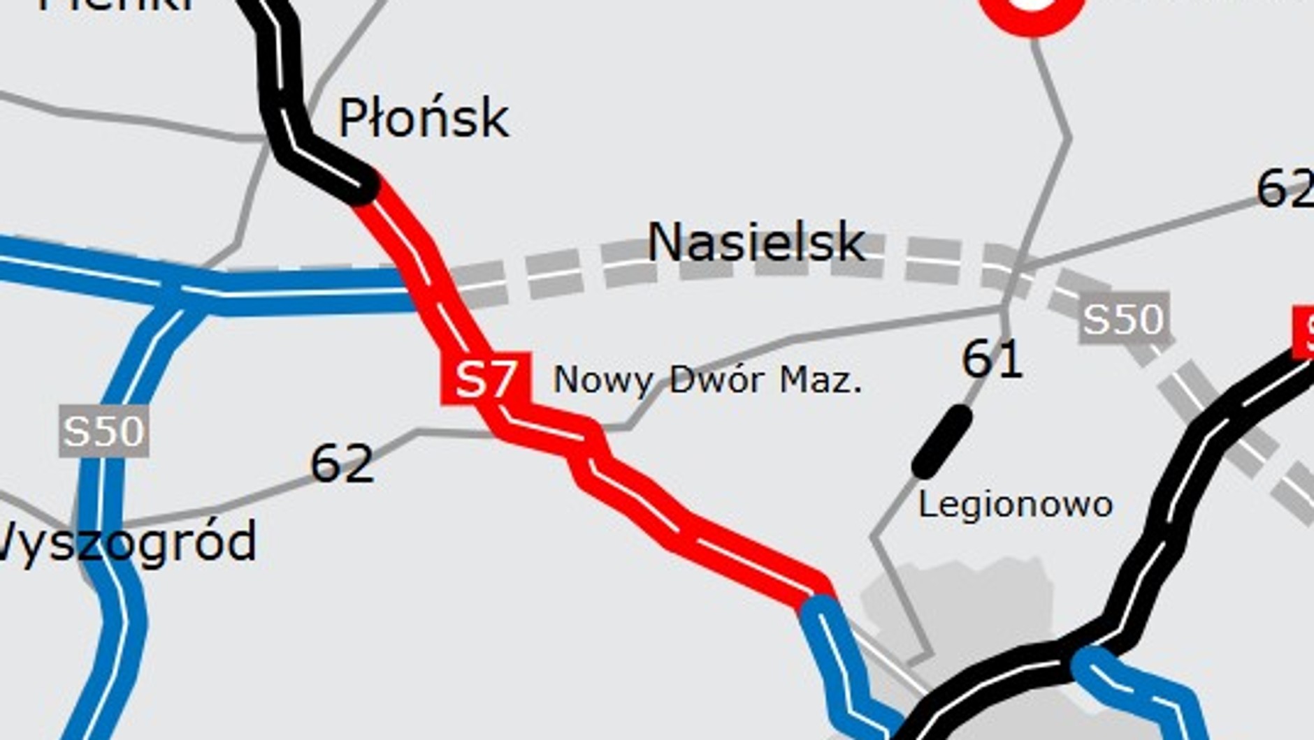 S7 Płońsk - Czosnów