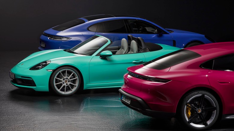 Nowe kolory w palecie Porsche